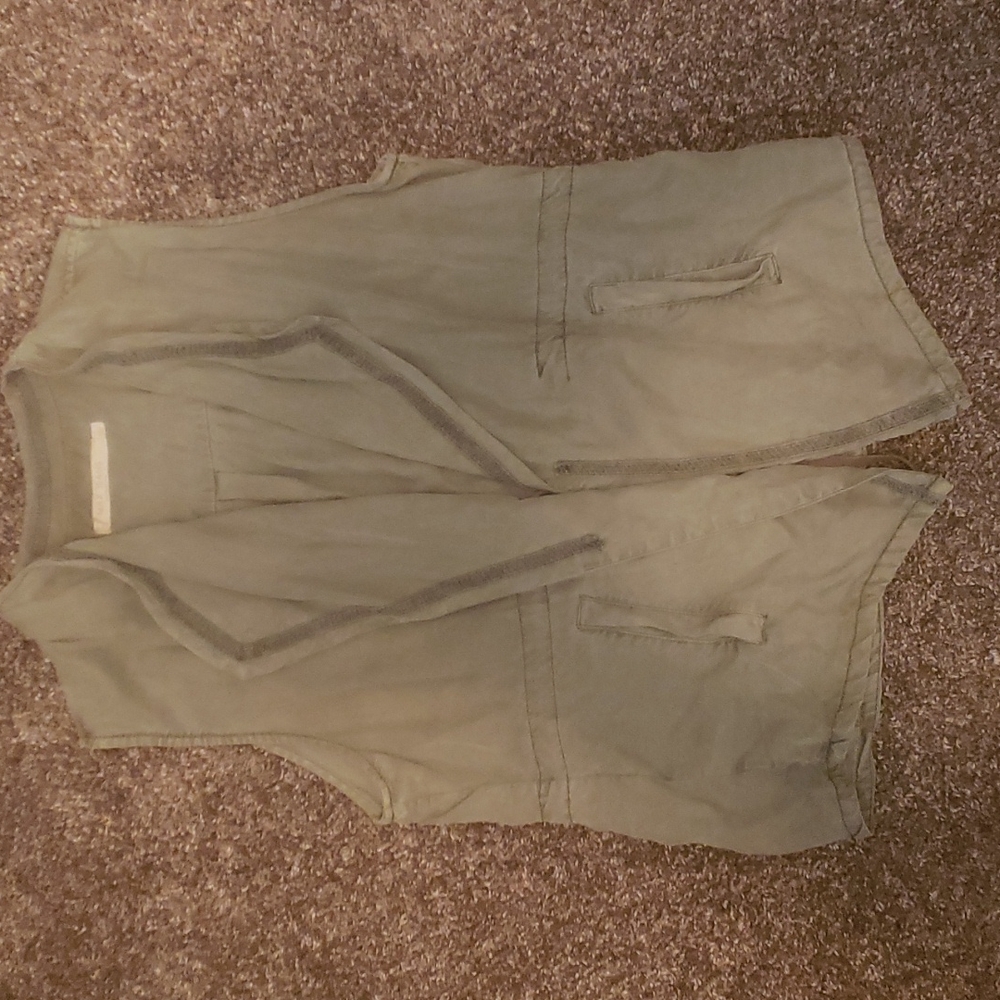 Max Jeans hunter green vest